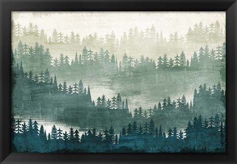 Framed Mountainscape Print