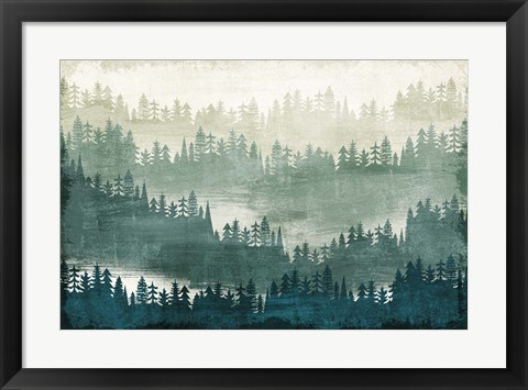 Framed Mountainscape Print