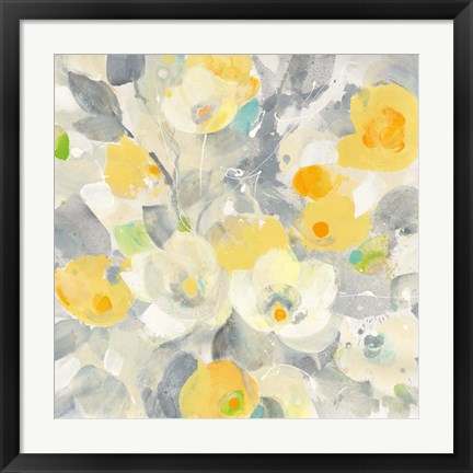 Framed Buttercups I Print
