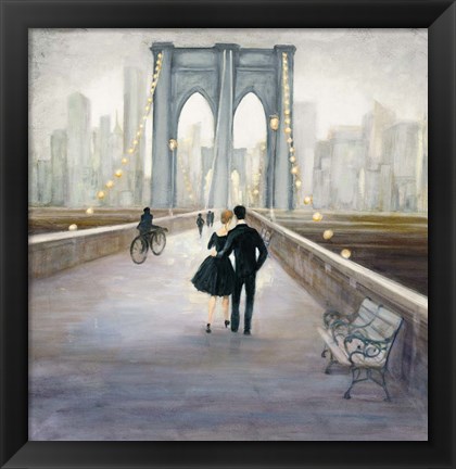 Framed Bridge to NY v.2 Print