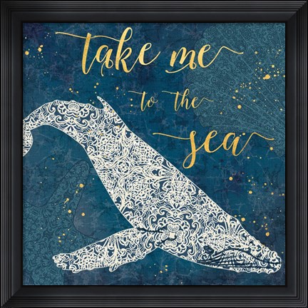 Framed Coastal Lace V Print