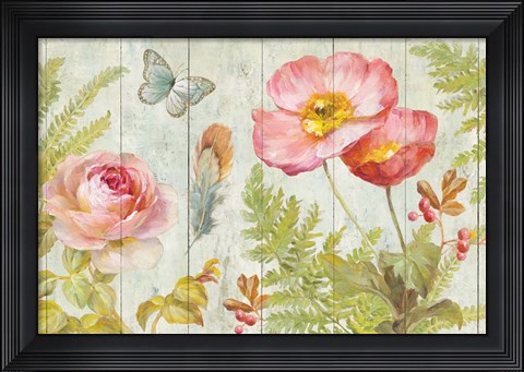 Framed Natural Flora V Print