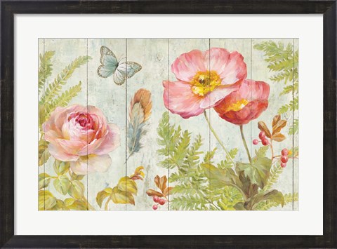 Framed Natural Flora V Print