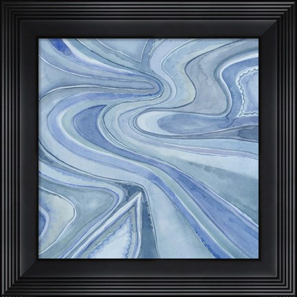 Framed Pastel Agate I Print