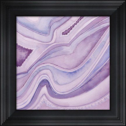 Framed Pastel Agate II Print