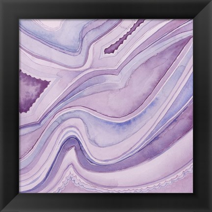 Framed Pastel Agate II Print