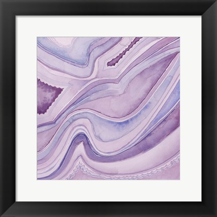 Framed Pastel Agate II Print