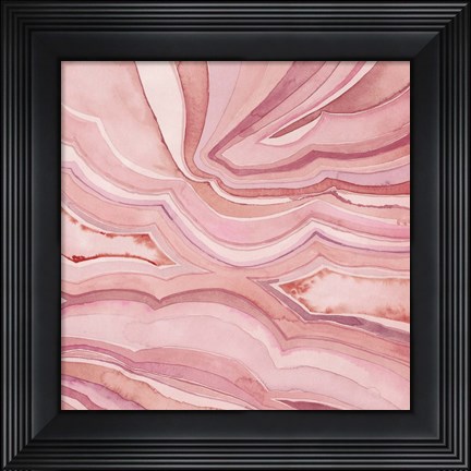 Framed Pastel Agate III Print