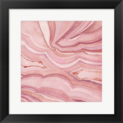 Framed Pastel Agate III Print