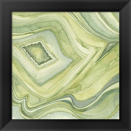 Framed Pastel Agate IV Print