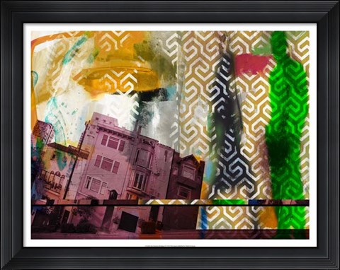 Framed San Francisco Buildings IV Print