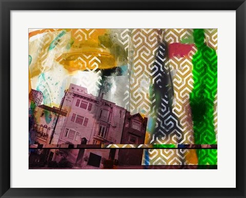 Framed San Francisco Buildings IV Print