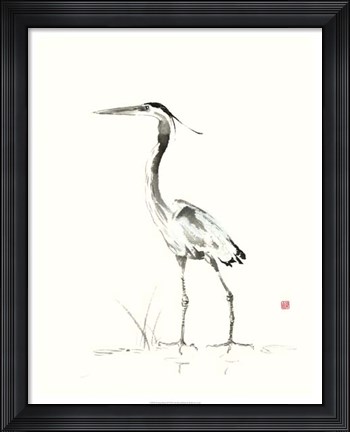 Framed Evening Watch II Print