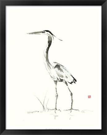 Framed Evening Watch II Print