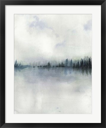 Framed Horizon Whisper I Print
