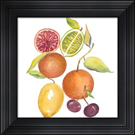 Framed Harvest Medley III Print