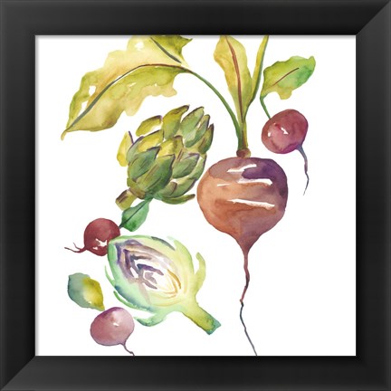Framed Harvest Medley VI Print