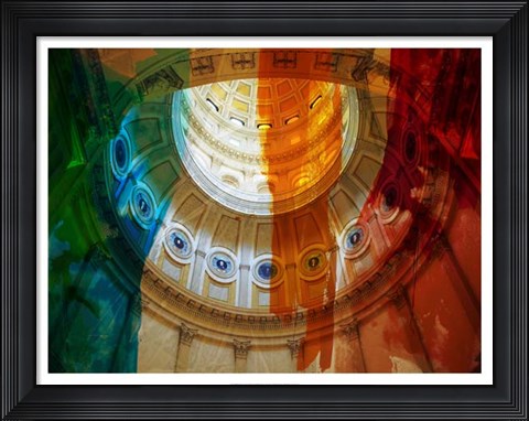 Framed Denver Capitol I Print