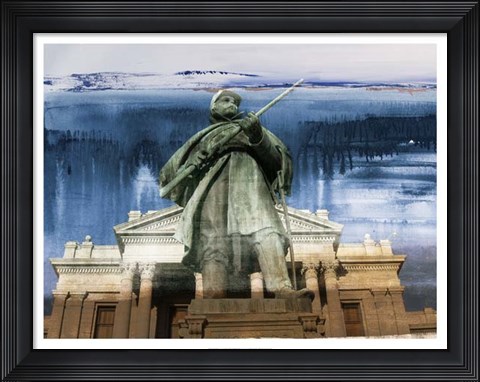 Framed Denver Capitol III Print