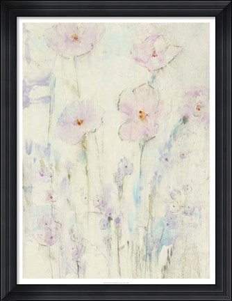 Framed Lilac Floral I Print