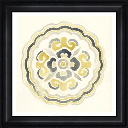 Framed Modern Medallions II Print