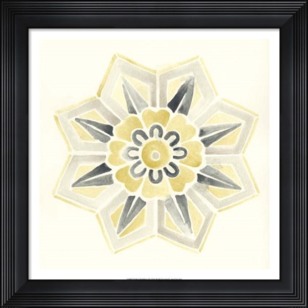 Framed Modern Medallions III Print