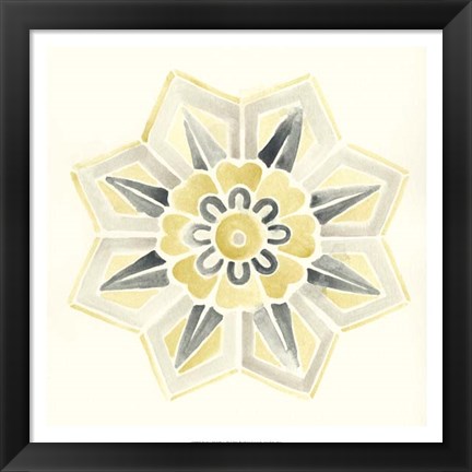 Framed Modern Medallions III Print