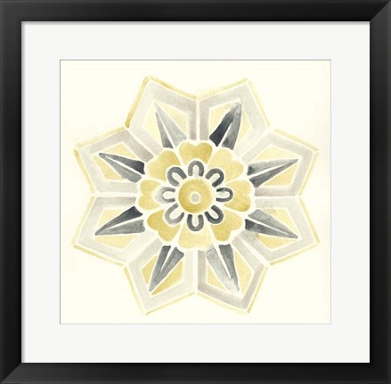 Framed Modern Medallions III Print