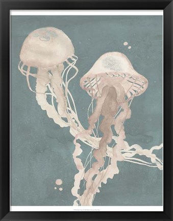 Framed Jellyfish Dance I Print