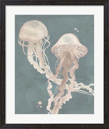 Framed Jellyfish Dance I Print