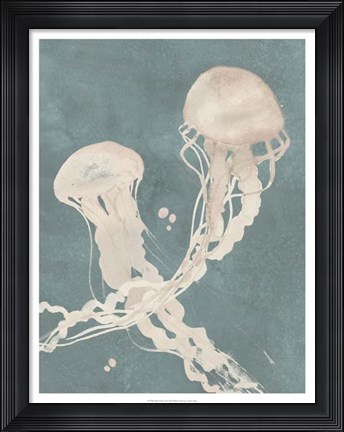 Framed Jellyfish Dance II Print
