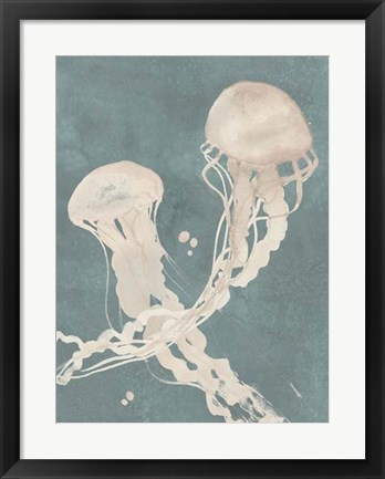 Framed Jellyfish Dance II Print