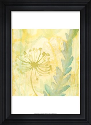 Framed Florid Garden II Print