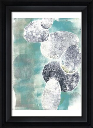 Framed Descending Orbs II Print