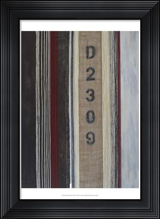 Framed Code Words I Print