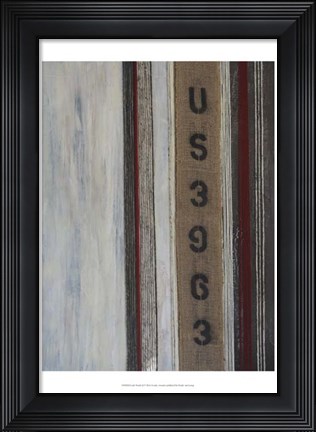 Framed Code Words II Print