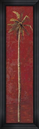 Framed Red Palm III Print