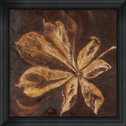 Framed Yarumo in Gold II Print