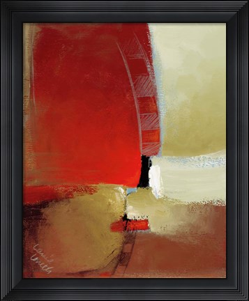 Framed Canyon Light I Print