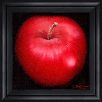 Framed Red Apple Print