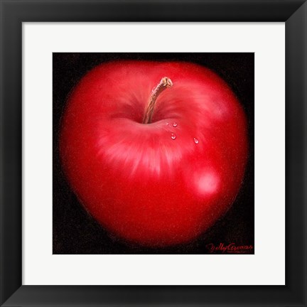 Framed Red Apple Print