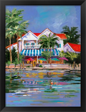 Framed Beach Resort I Print