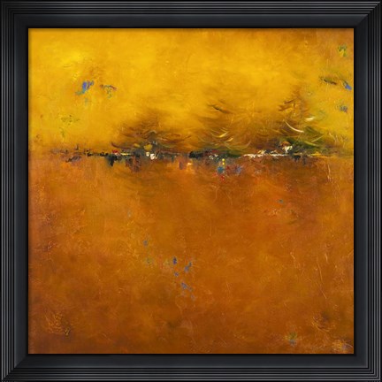 Framed Orange Sunset Print