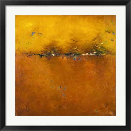 Framed Orange Sunset Print