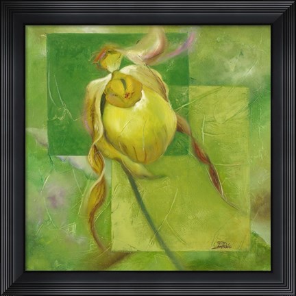 Framed Cool Garden I Print