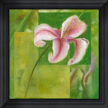 Framed Cool Garden II Print