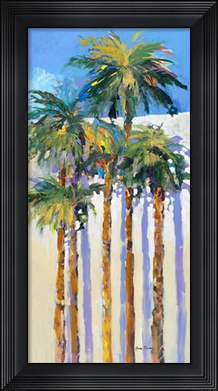 Framed Shadow Palms I Print