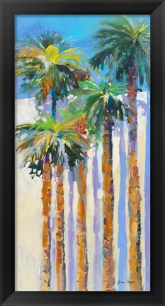 Framed Shadow Palms II Print