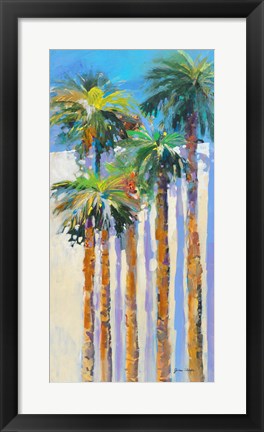 Framed Shadow Palms II Print