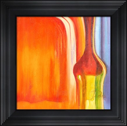 Framed Color Glass V Print